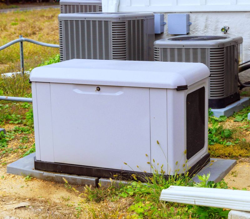Generator powered by natural gas near your home can provide emergency electric power in case of an emergency